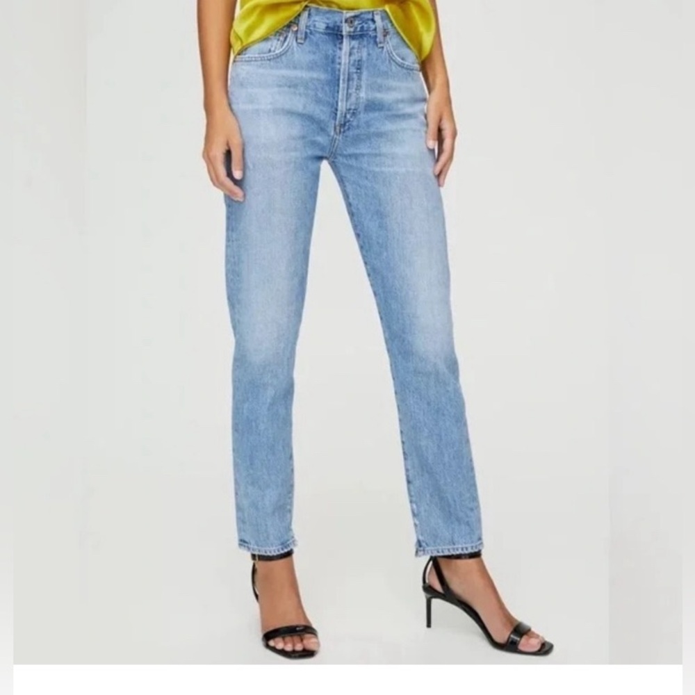 Citizens Of Humanity Light Blue Ankle Jeans